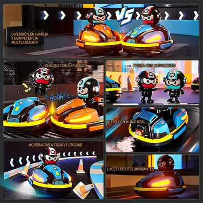 BumperJam™ - Carritos Chocones a Control Remoto